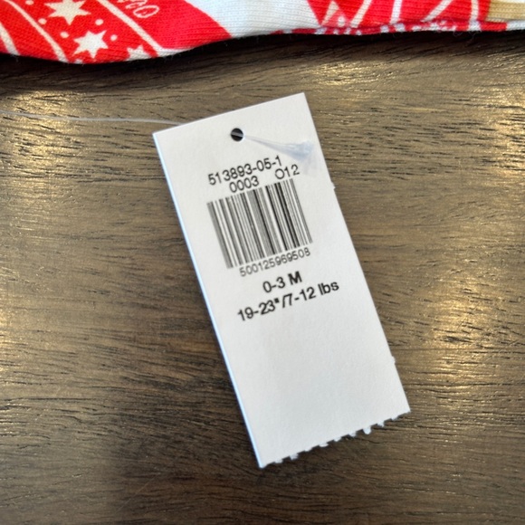 NWT Old Navy Rainbow One Piece Footie with Christmas Tree Print - Picture 2 of 5